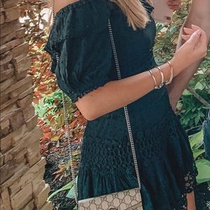 Free People Black off the shoulder dress